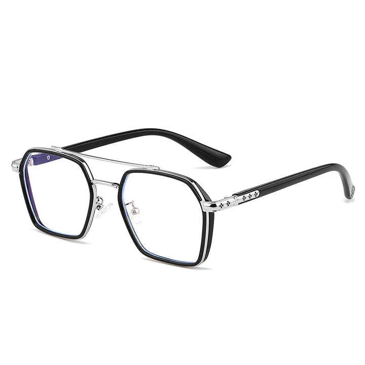 أزياء نظارة بإطار معدني إطارات نظارات طبية . Fashion Metal Frame Eyeglasses Frames Aviation