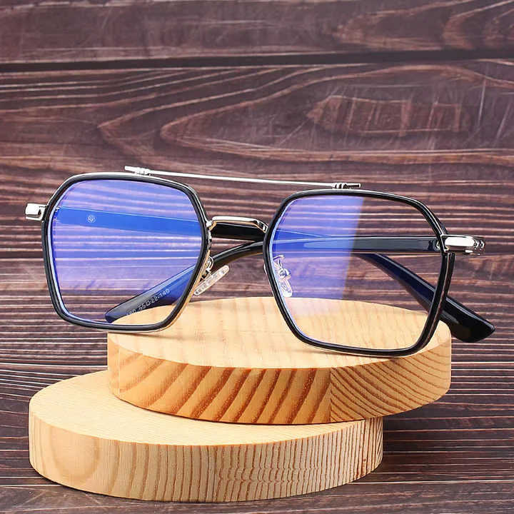 أزياء نظارة بإطار معدني إطارات نظارات طبية . Fashion Metal Frame Eyeglasses Frames Aviation