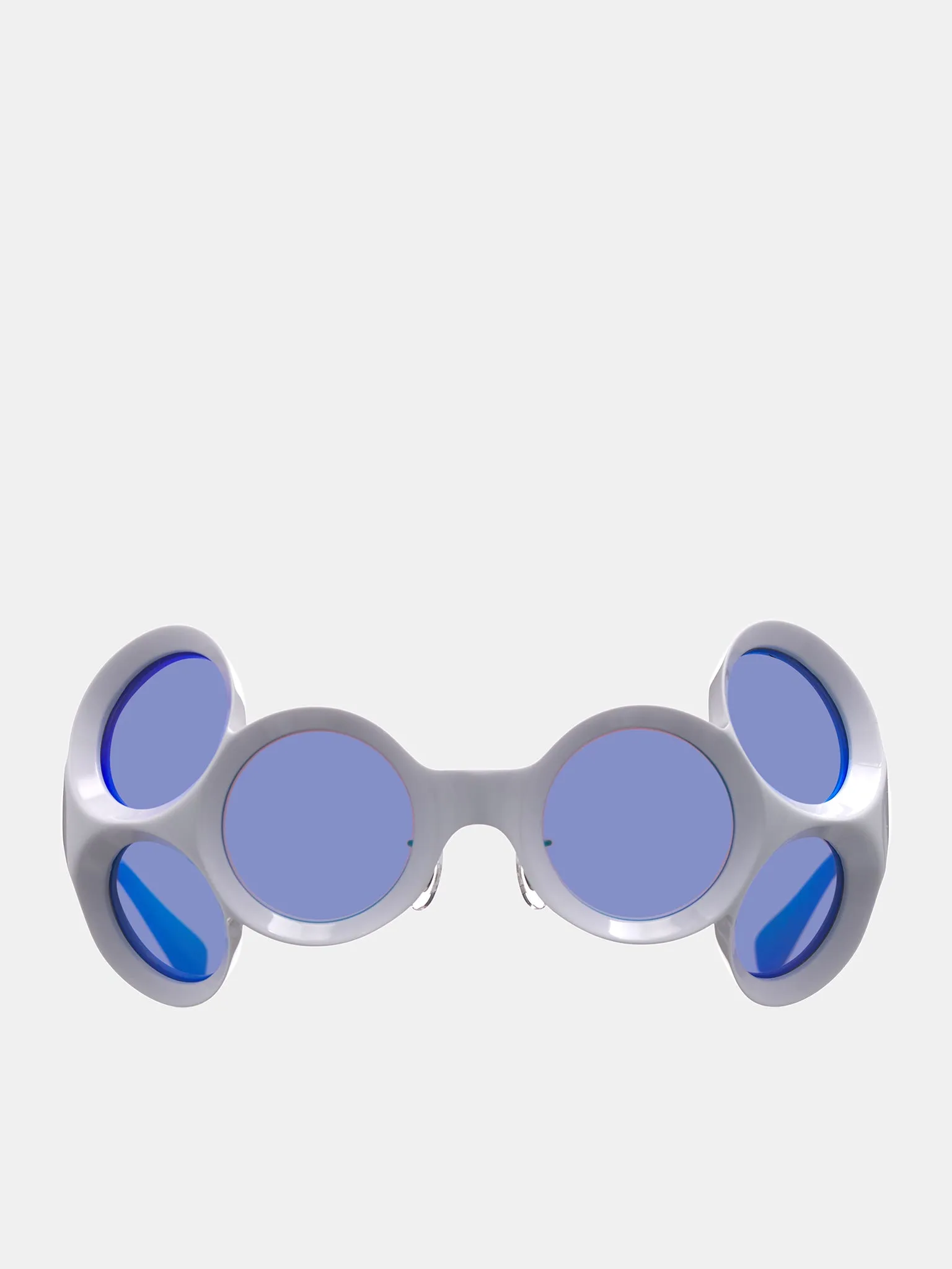 087 Six Eyes Sunglasses (FA-087-853-WHITE)