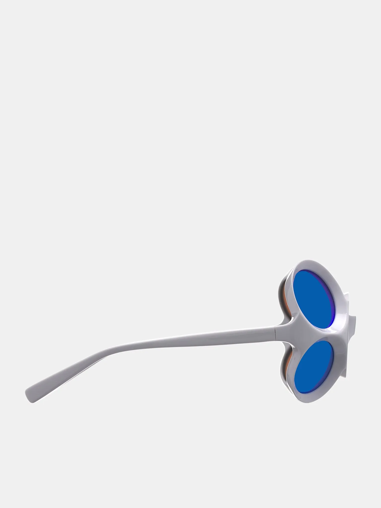 087 Six Eyes Sunglasses (FA-087-853-WHITE)