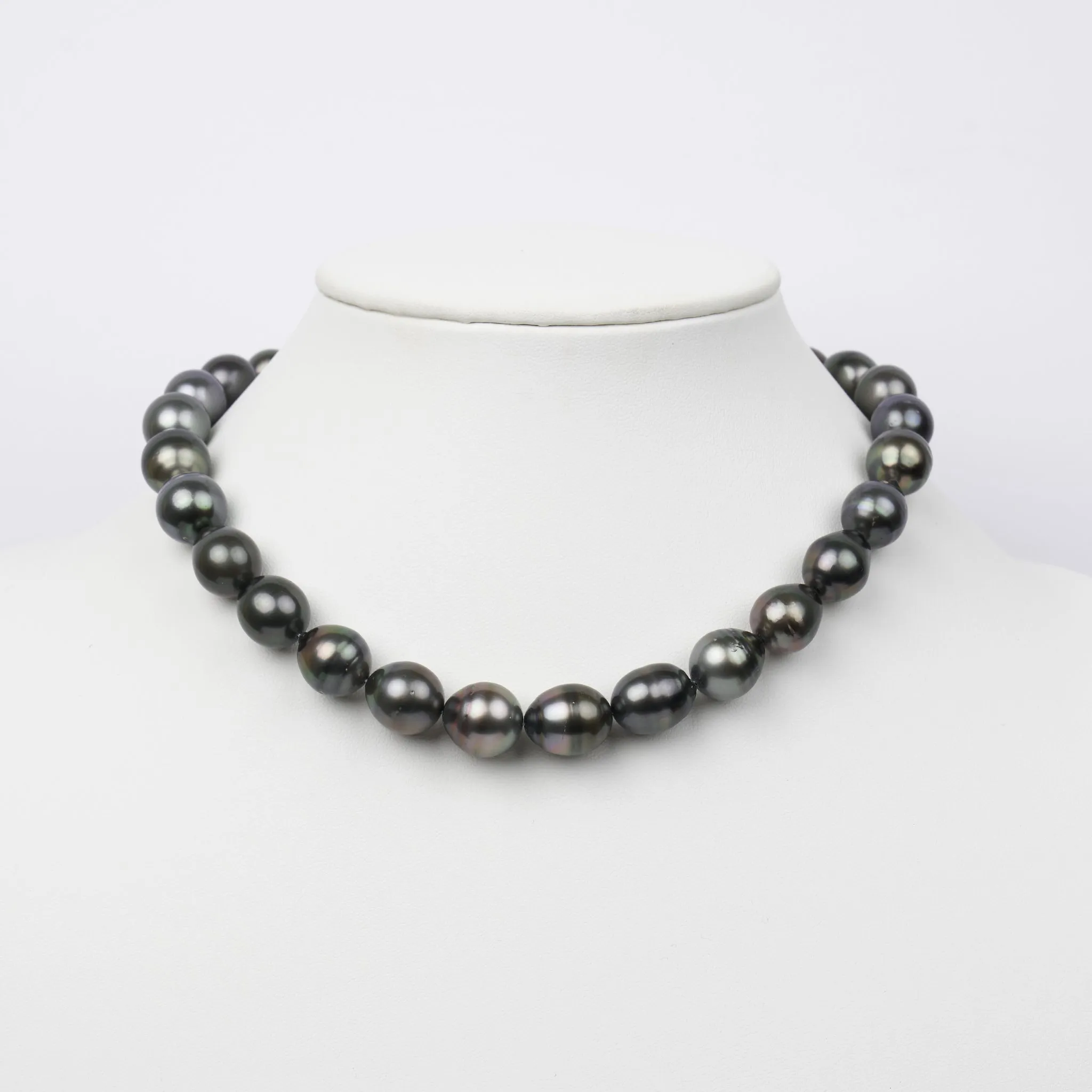 12.0-13.5 mm AA /AAA Tahitian Drop Pearl Necklace