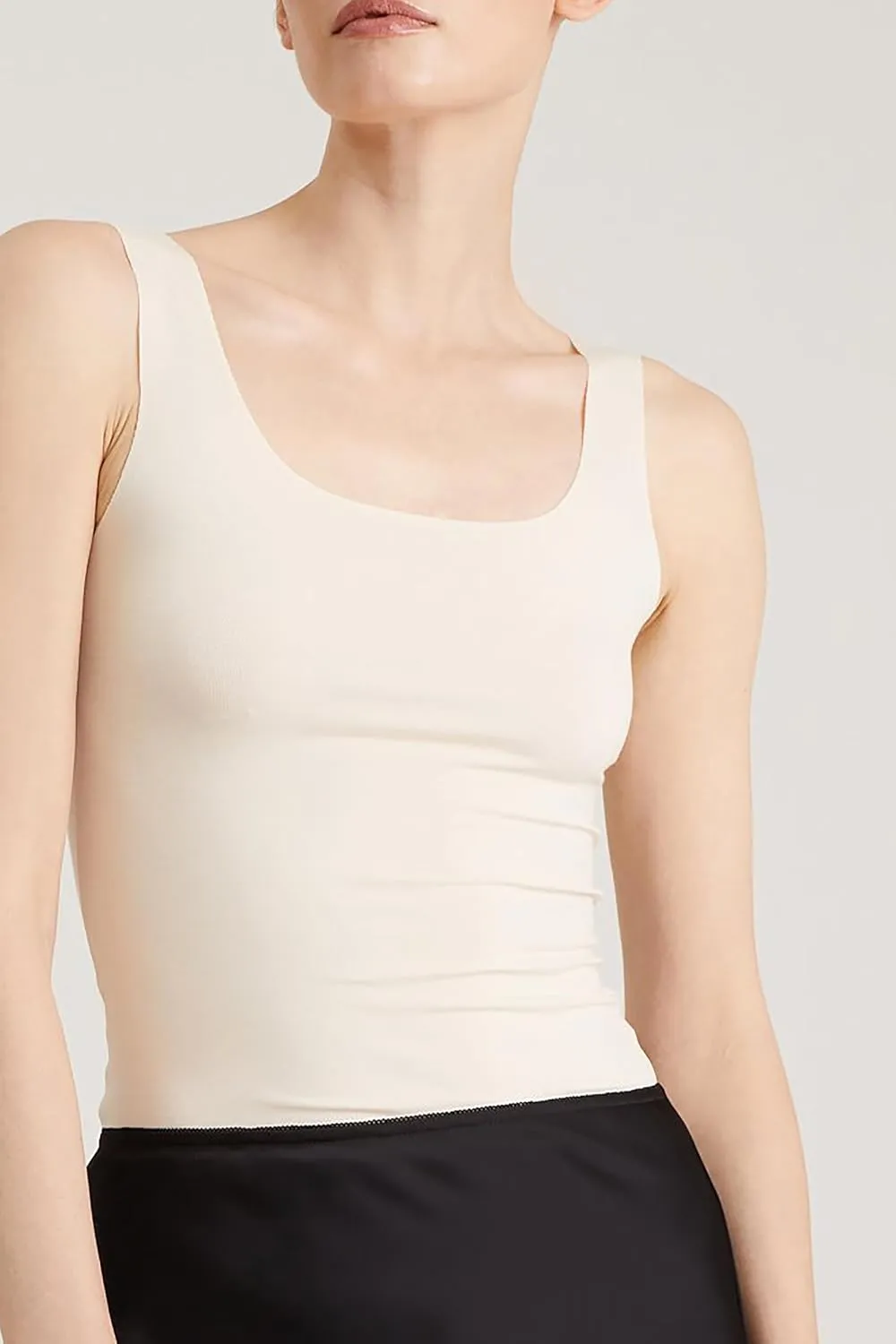 2 Pack Womens Camisole Tank Tops Double Layer Camisole Soft Lingerie Cami Pack Girls Slimming Outfits Casual Crop Top
