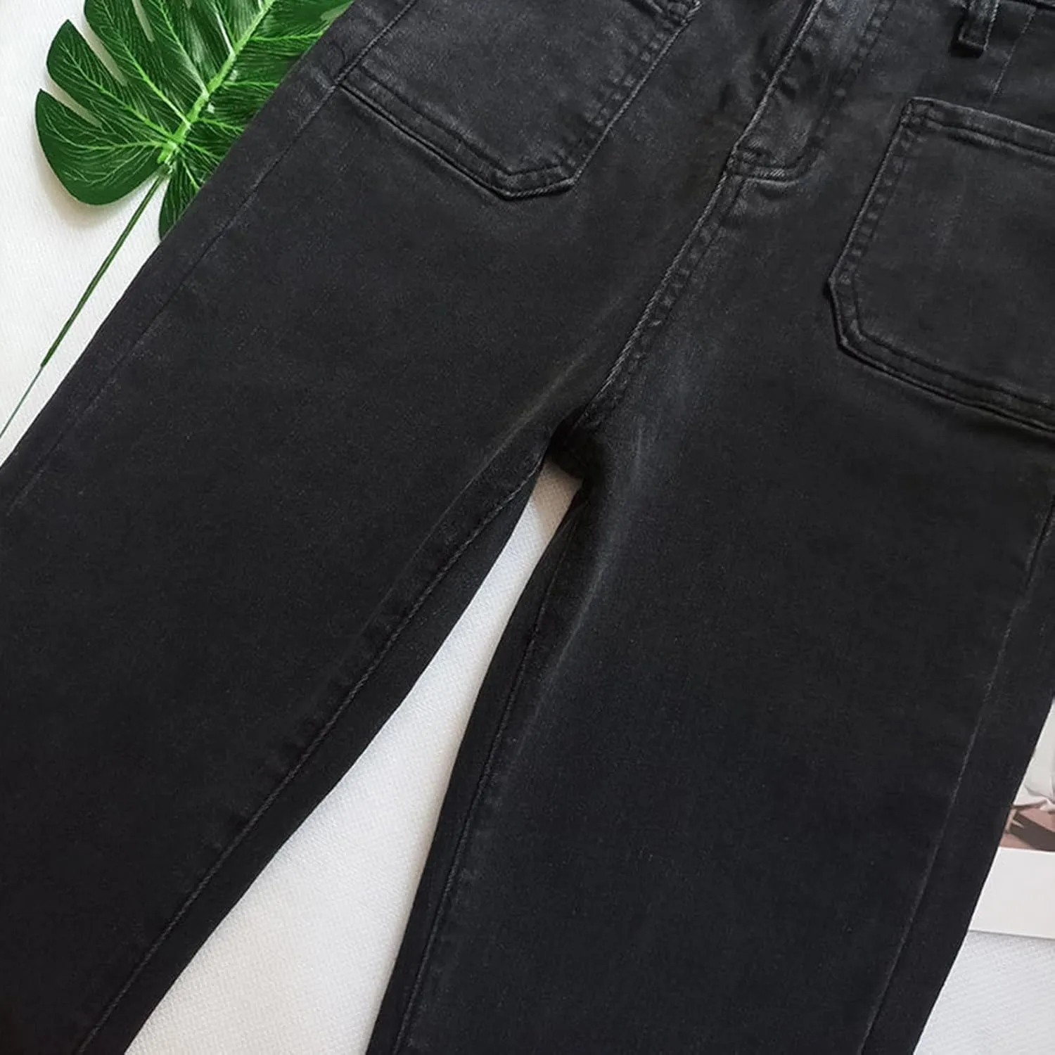 2024 Wide Leg Jeans for Women High Waist Loose Straight Denim Pants 90s Baggy Jeans Trouser Jeans with Pockets