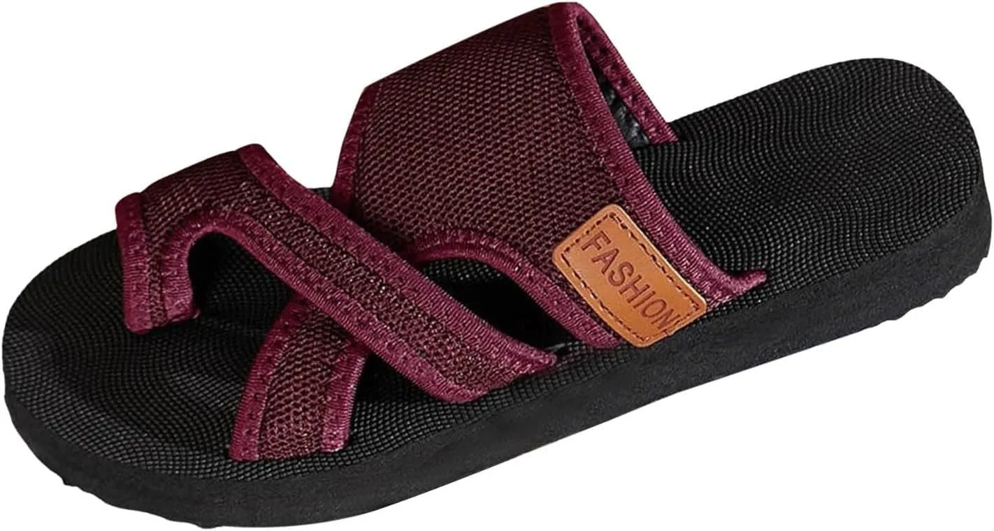 2025 New Women Sandals,Flat Casual Summer Beach Quick Drying Breathable Mesh Sandals For Women Dressy Comfortable Orthopedic Arch Support Outdoor Walking Sandals Daily Wear Sandal