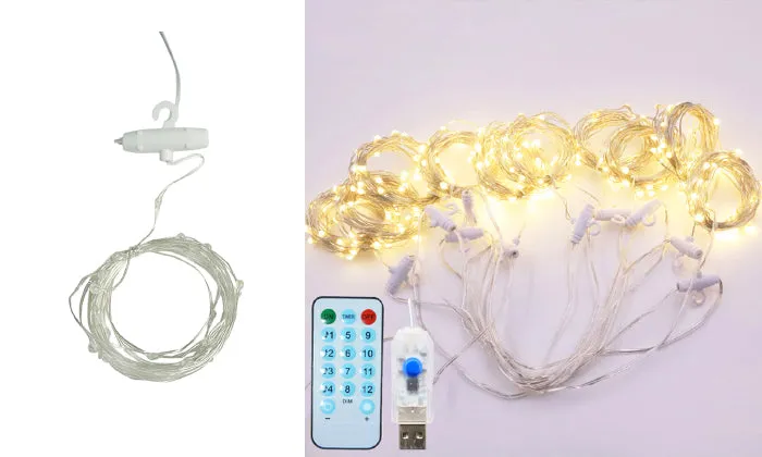 3 x 3-m USB Music Sound Control String Light