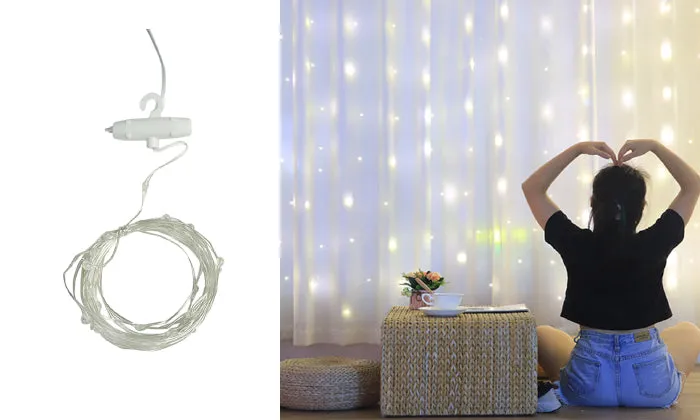 3 x 3-m USB Music Sound Control String Light