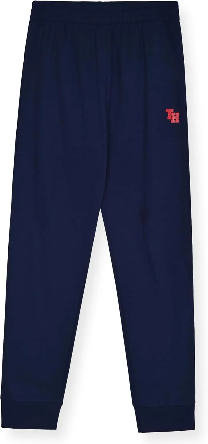 4 Piece Boys Jogger Sets for Kids 2 Pack Fleece Hoodie and Pull-On Sweatpants for Kids Skateboarding