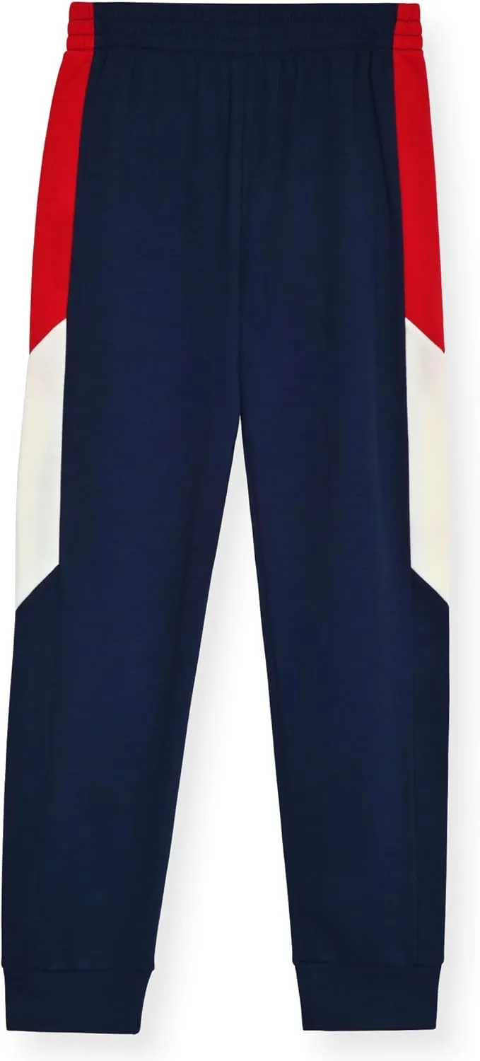 4 Piece Boys Jogger Sets for Kids 2 Pack Fleece Hoodie and Pull-On Sweatpants for Kids Skateboarding