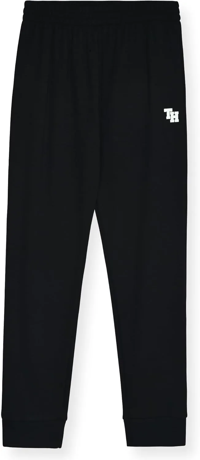 4 Piece Boys Jogger Sets for Kids 2 Pack Fleece Hoodie and Pull-On Sweatpants for Kids Skateboarding