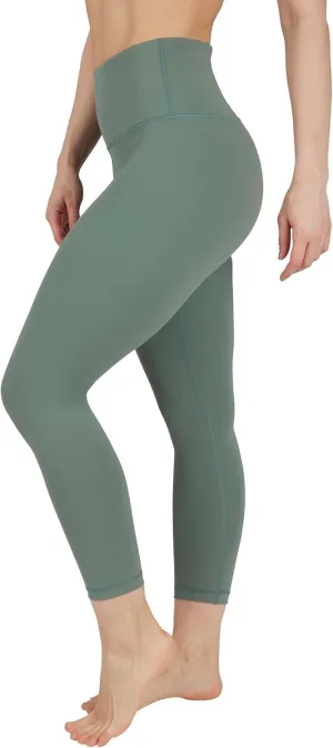 90 Degree By Reflex Womens High Waisted Workout Capri Leggings Squat Proof Workout Yoga Capris