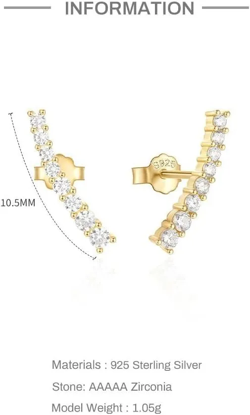 925 Sterling Silver Stud Earrings Mini Shiny Stone CZ Minimalist Dazzling Earrings Ear Studs Jewelry SSS-0822-AI-245