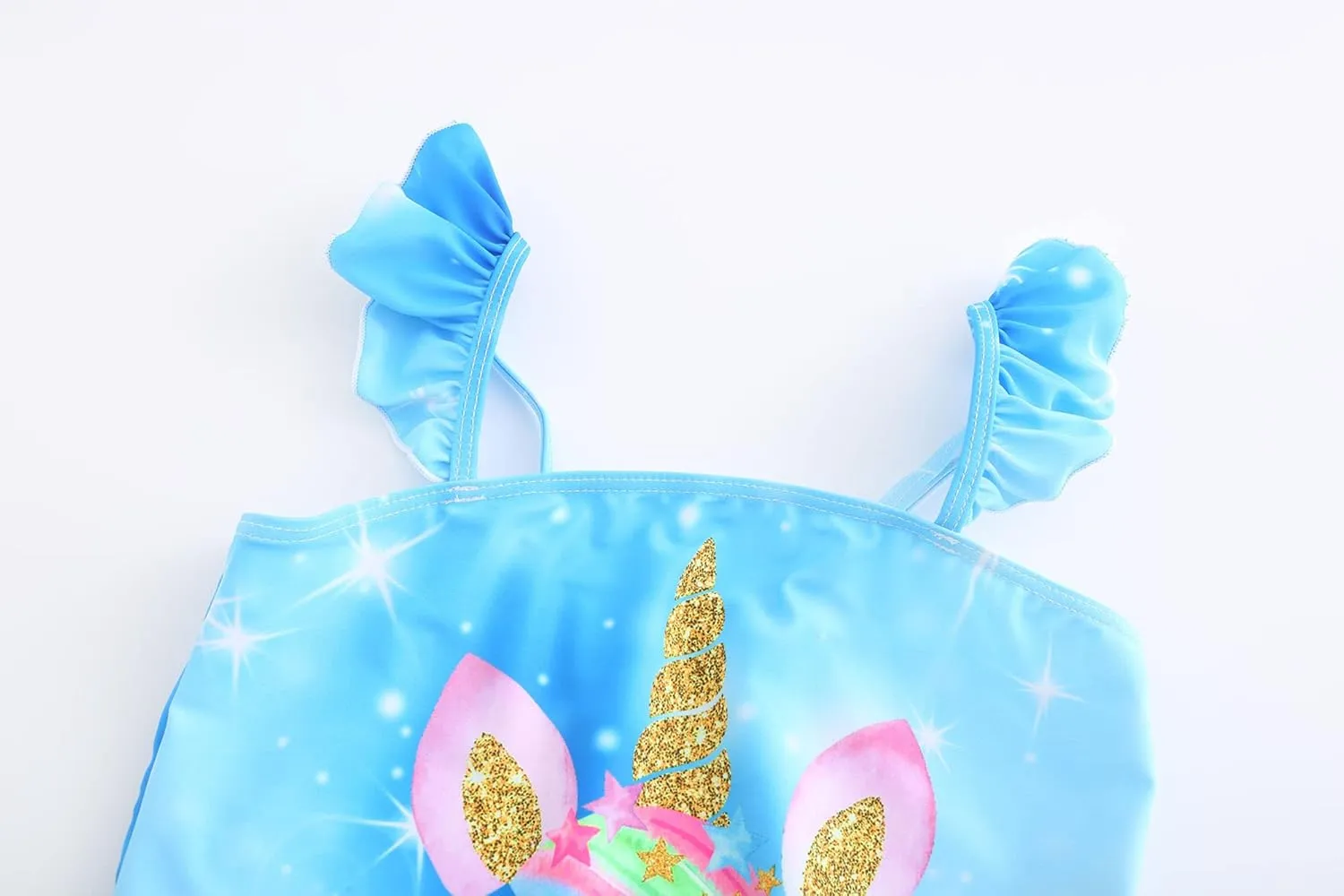 Akokvlar Two Pieces Swimsuit Mermaid Bikinis Tankini Bathing Suit for Little Girls