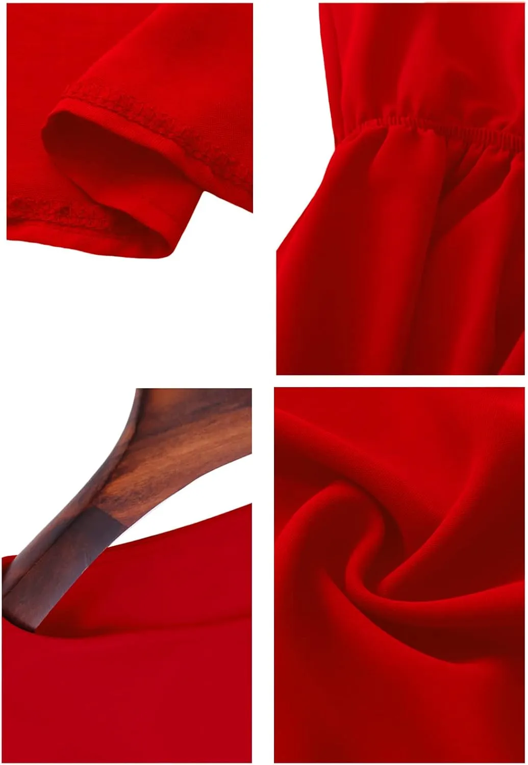 Alaster Womens Chiffon Short Sleeve Casual Midi Dress Irregular Hem Summer Dress