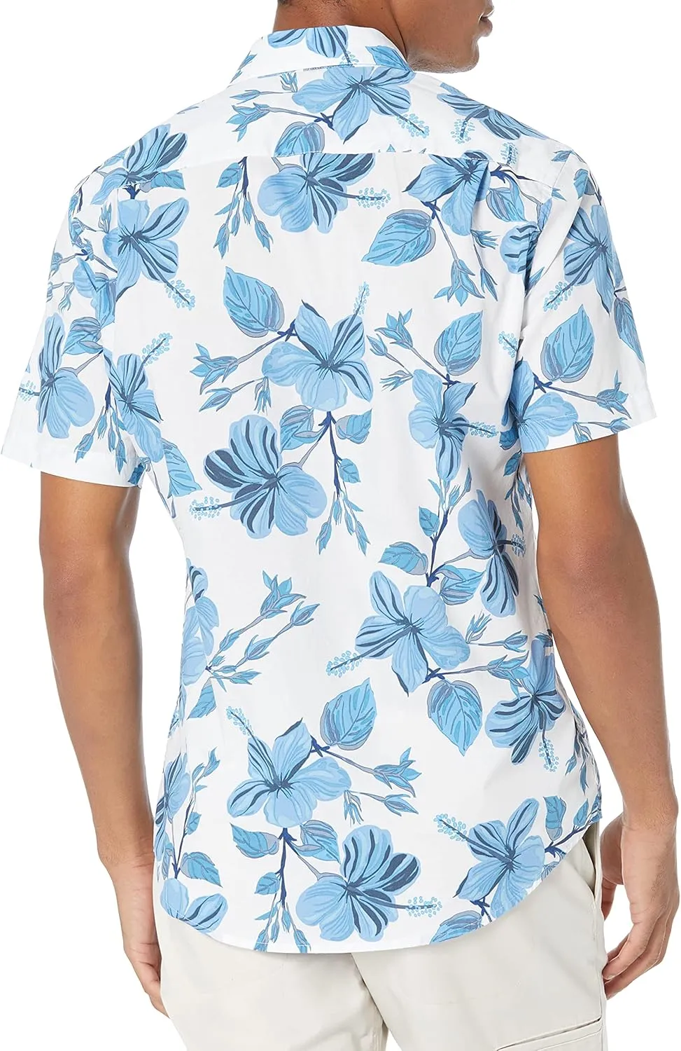 Amazon Essentials Slim-Fit Men's Short Sleeve Button Down Shirt