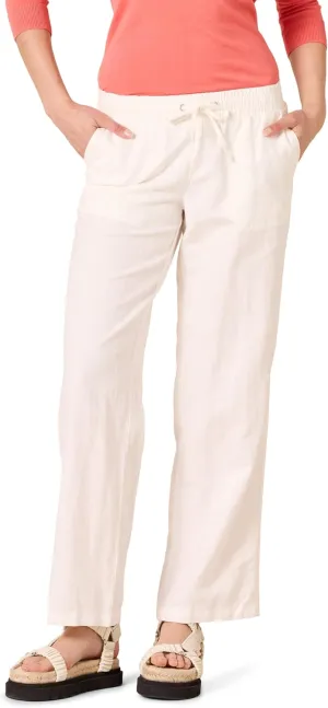 Amazon Essentials Women's Linen Blend Drawstring Relaxed Fit Wide Leg Pant (Available in Plus Size)