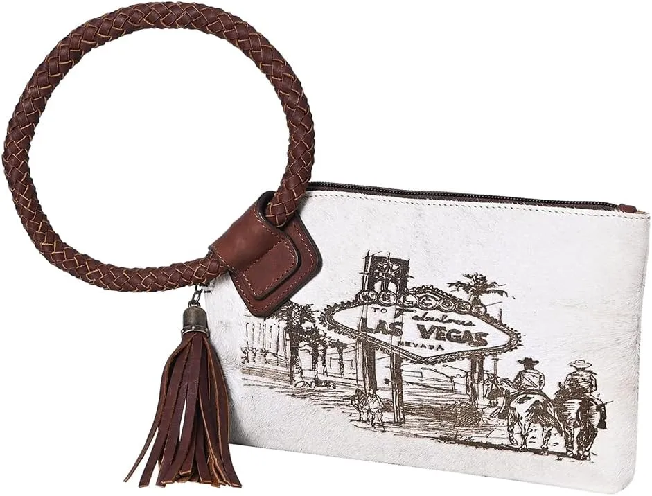American Darling Clutch Hair on Genuine Leather Western Women Bag Handbag Purse | Leather Clutch Bag | Clutch Purses for Women | Cute Clutch Bag | Clutch Purse
