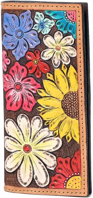 American Darling Clutch Hand Tooled Genuine Leather Western Women Bag Handbag Purse | Leather Clutch Bag | Clutch Purses for Women | Cute Clutch Bag | Clutch Purse
