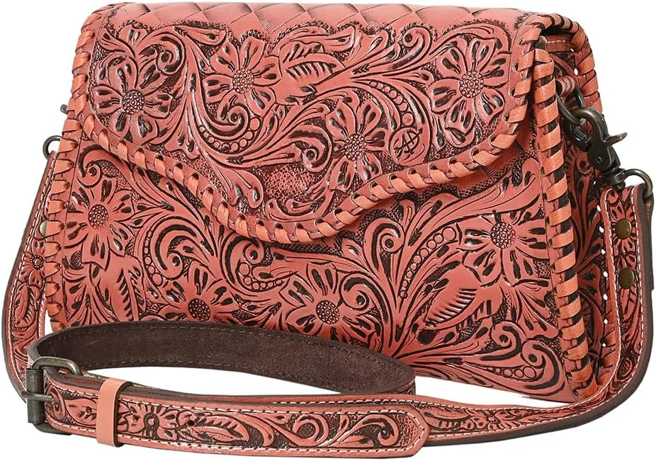American Darling Clutch Hand Tooled Genuine Leather Western Women Bag Handbag Purse | Leather Clutch Bag | Clutch Purses for Women | Cute Clutch Bag | Clutch Purse