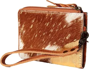 American Darling Hair On Genuine Leather Women Bag Western Handbag Purse