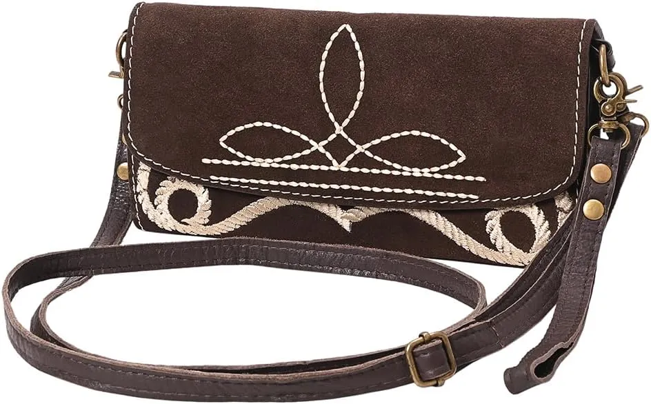 American Darling Suede Bag Genuine Leather Clutch Bag