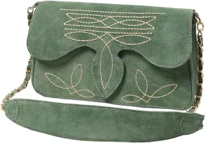American Darling Suede Bag Genuine Leather Clutch Bag