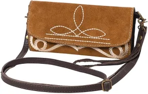 American Darling Suede Bag Genuine Leather Clutch Bag