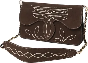American Darling Suede Bag Genuine Leather Clutch Bag