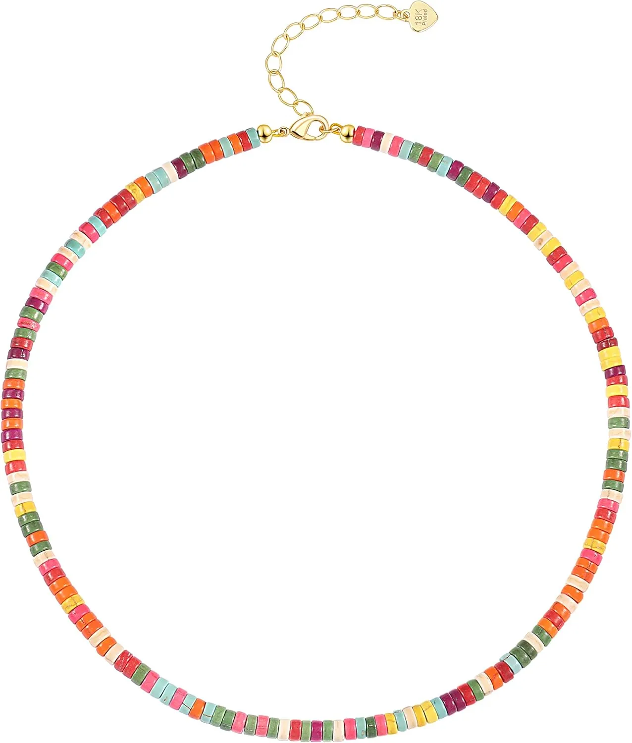 Aobei Pearl Gemstone Beaded Choker Necklace for Women Boho Turquoise/Cultured Freshwater Pearls/Garnet/Amazonite Jewelry