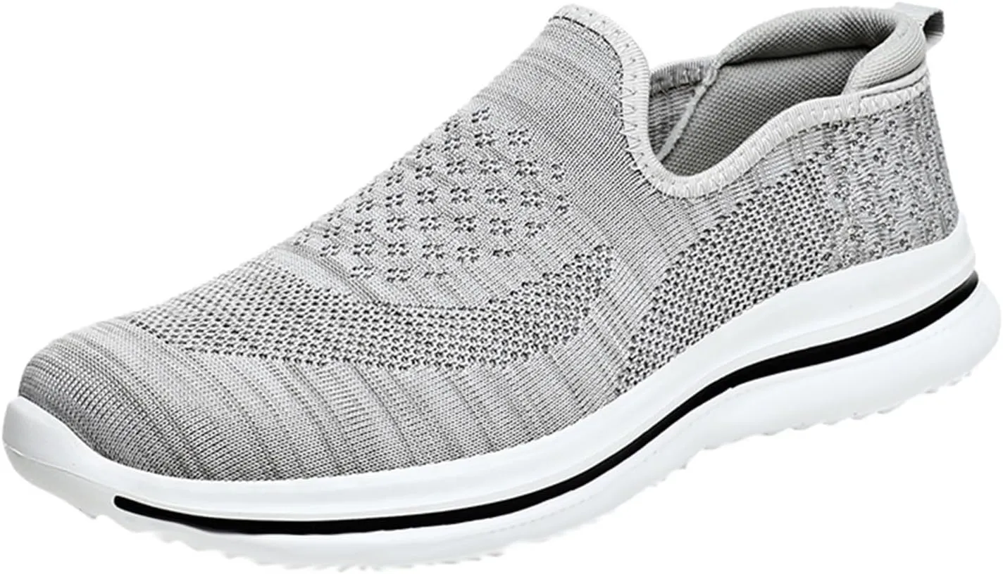 Arch Support Non Slip Minimalist Shoes for Men Slip-On Comfortable Light-Weight Shoe Lightweight Barefoot Shoes
