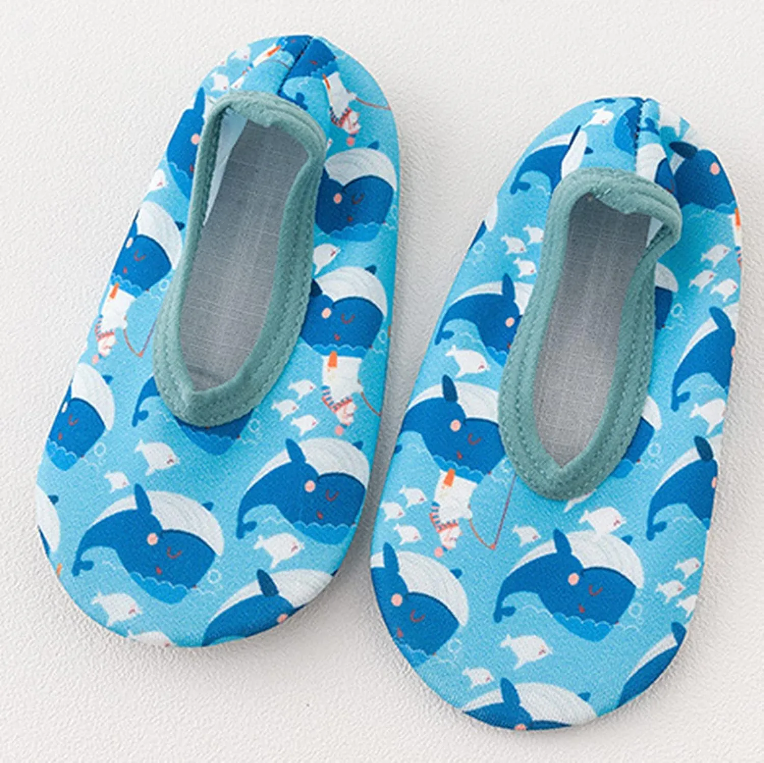 Baby Sock Shoes Water Shoes Baby Kids Socks Barefoot Shoes Swim Cartoon Non-Slip Girls Boys Baby Shoes White Shoes B