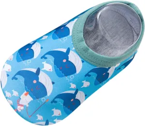 Baby Sock Shoes Water Shoes Baby Kids Socks Barefoot Shoes Swim Cartoon Non-Slip Girls Boys Baby Shoes White Shoes B