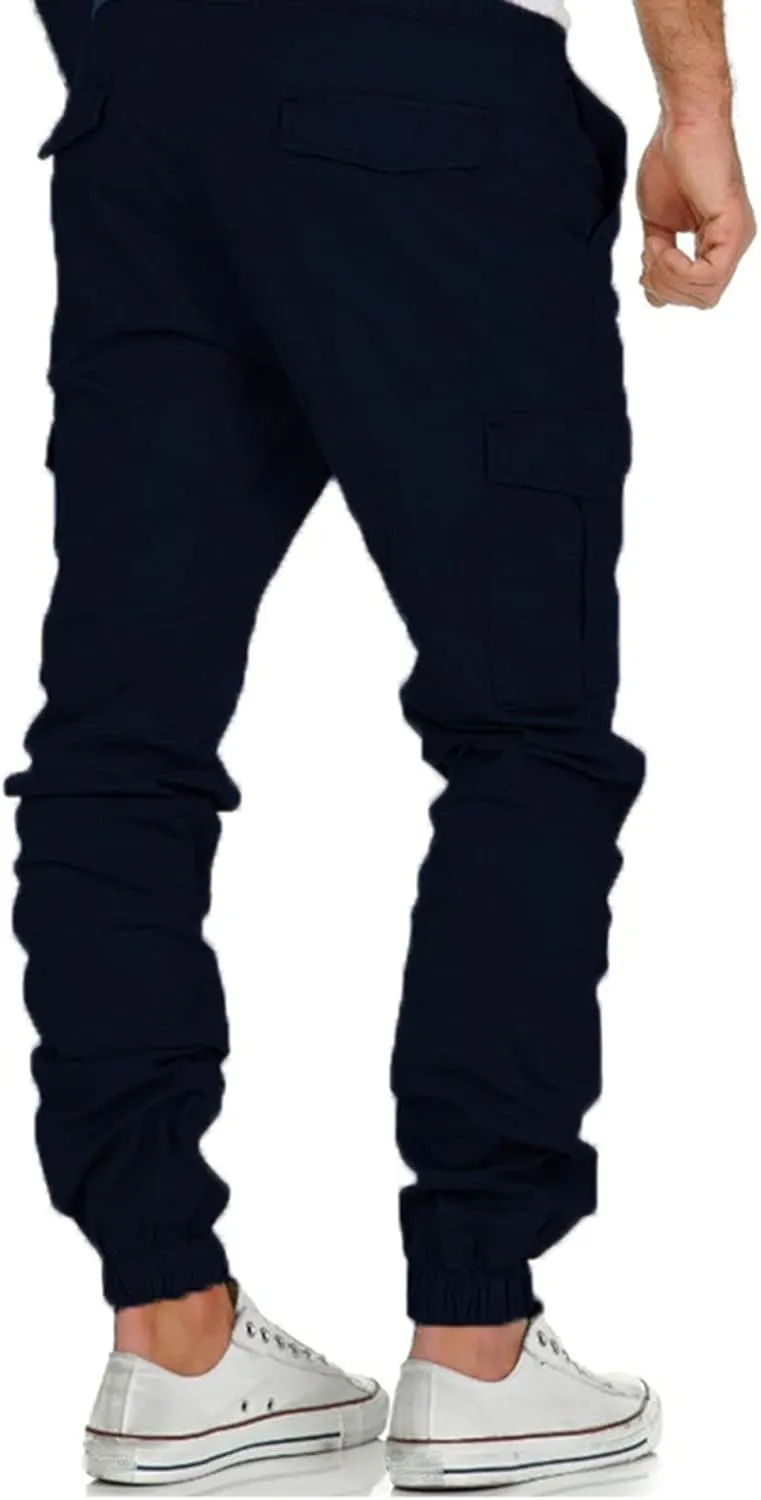 Big and Tall Cargo Pants for Men Sweatpants for Men Sweatpants for Men with Pockets Men Sweatpants Men's Basic Active