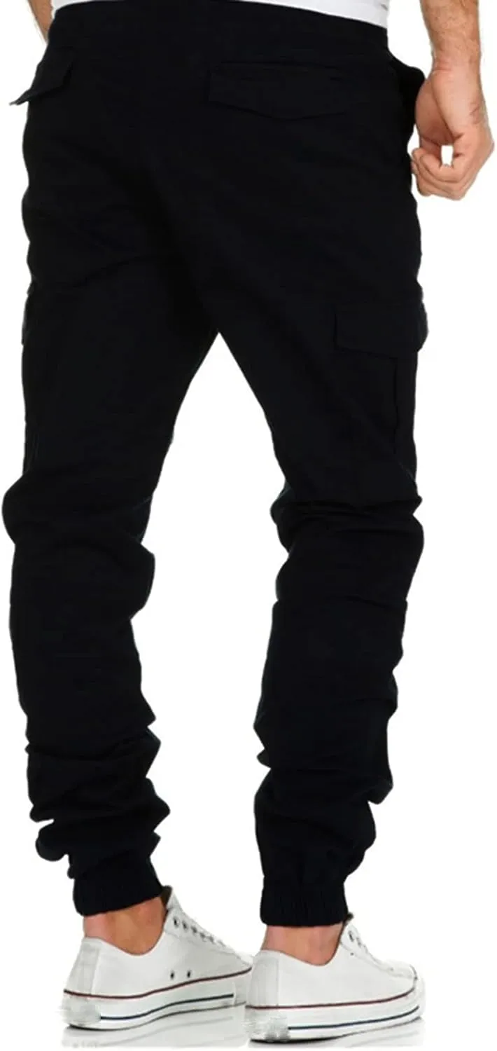 Big and Tall Cargo Pants for Men Sweatpants for Men Sweatpants for Men with Pockets Men Sweatpants Men's Basic Active