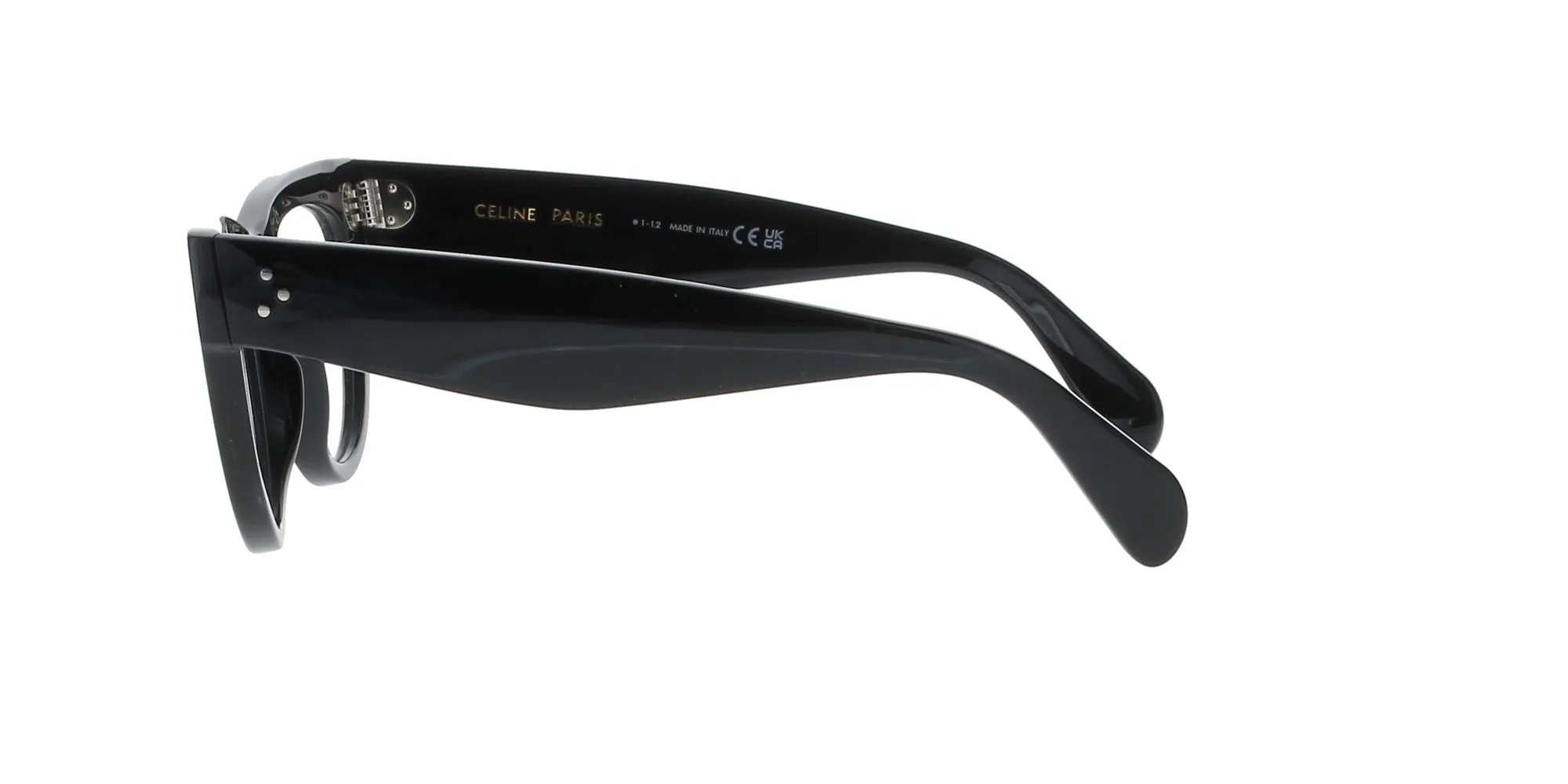 Black Celine Bold 3 Dots Frame