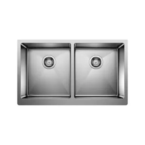 Blanco Quatrus 15 Apron Double Bowl Kitchen Sink