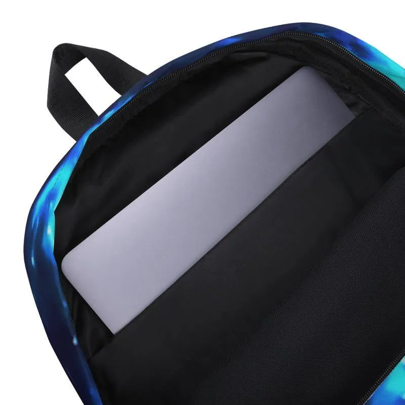Blue Cenote Backpack with laptop pocket