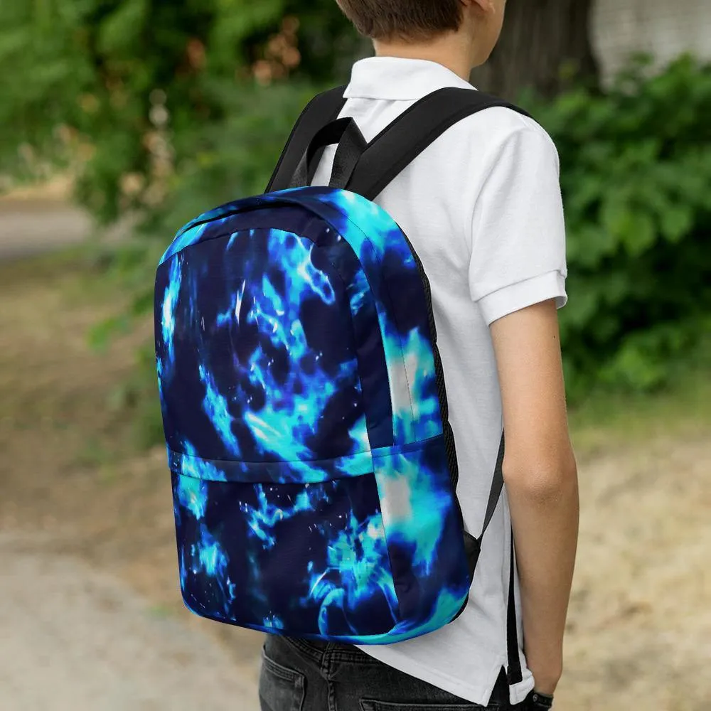 Blue Cenote Backpack with laptop pocket