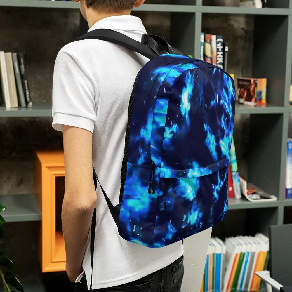 Blue Cenote Backpack with laptop pocket