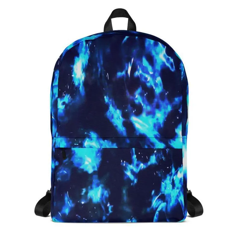 Blue Cenote Backpack with laptop pocket