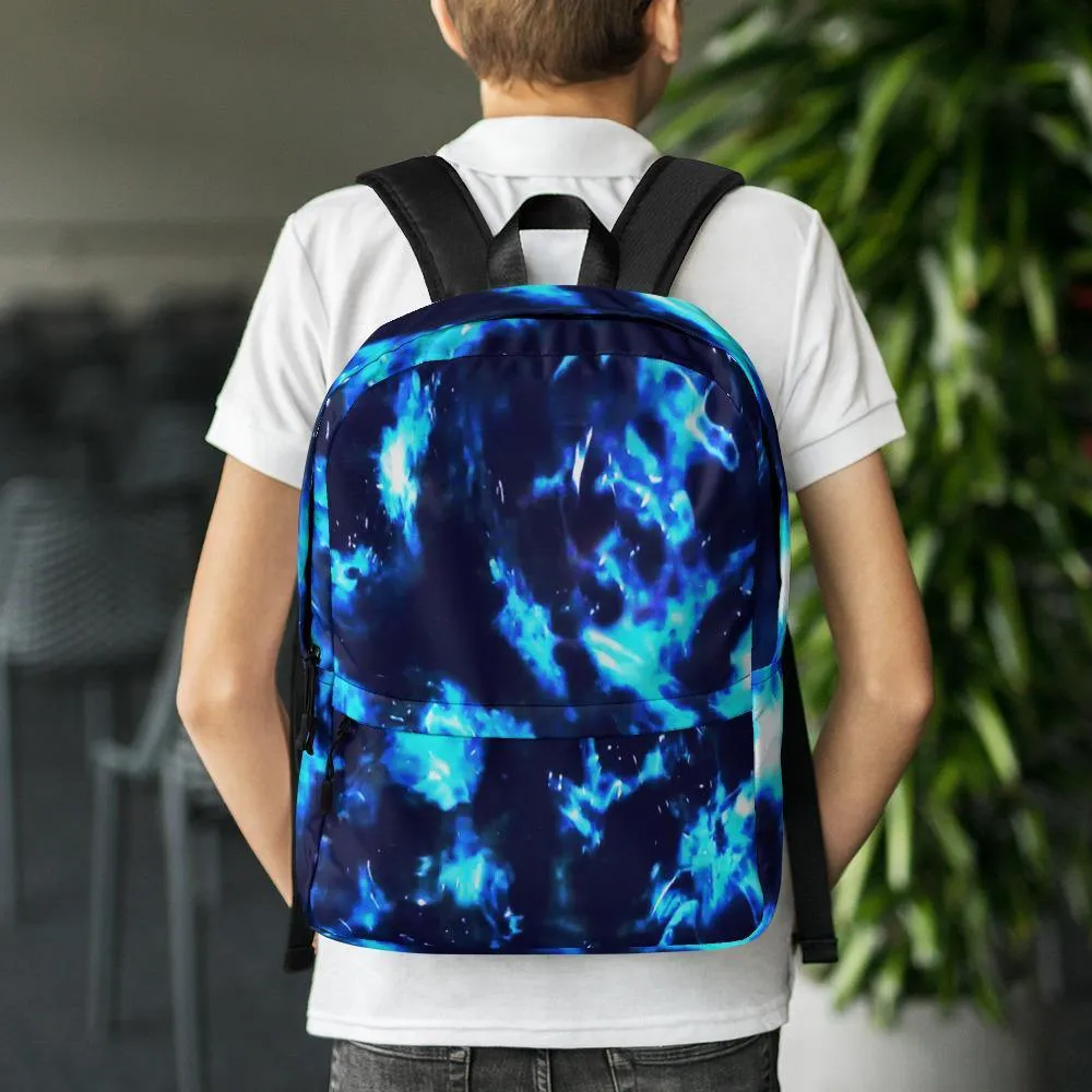 Blue Cenote Backpack with laptop pocket