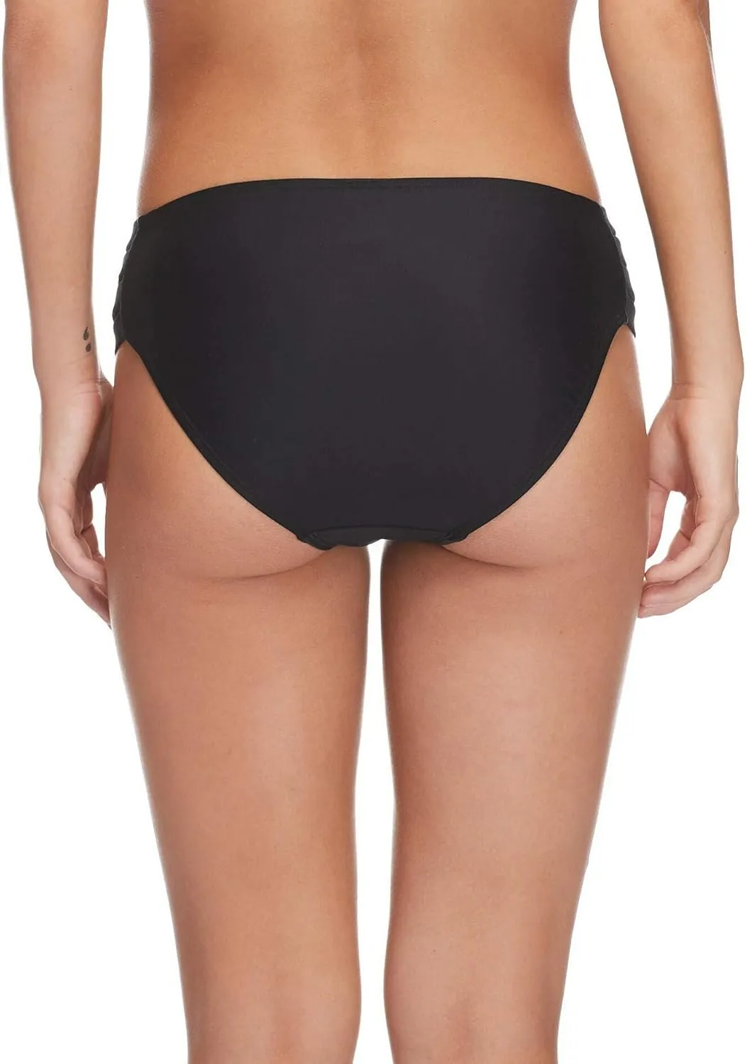 Body Glove Women's Smoothies Nuevo Contempo Solid Full Coverage Bikini Bottom Swimsuit