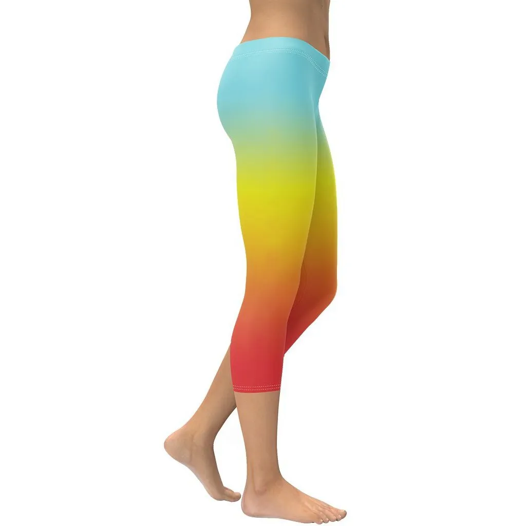 Bohemian Rainbow Capris