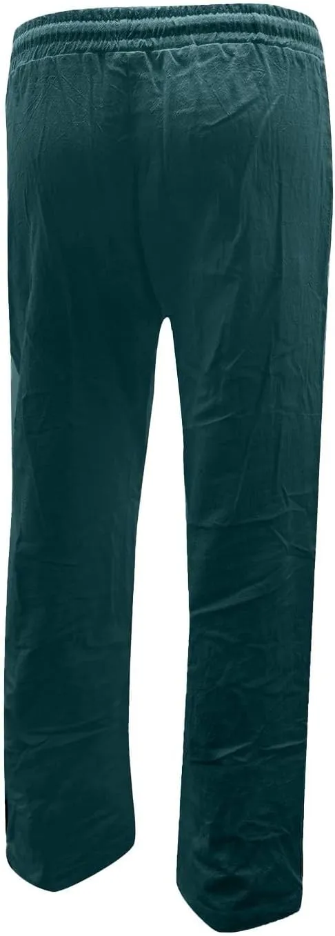 Bootcut Jeans for Women Winter Flowing Work Thermal with Pockets Solid Color Elastic Waist