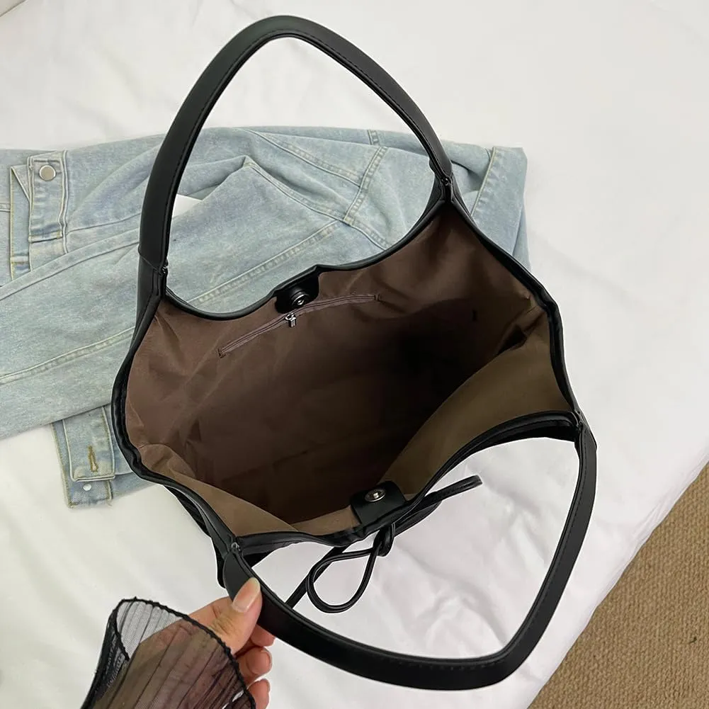 Bow Suede Tote Bag for Women Brown Suede Bucket Tote Bag Burgundy Suede Work Tote Bag with Bow