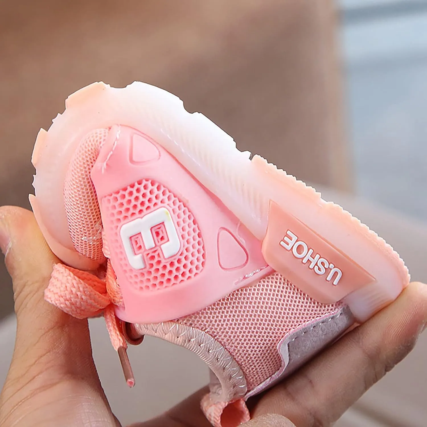 Boys Girls Light Up Shoes Kids Anti Slip Breathable Flashing Sneakers Luminous Athletic Running Walking Shoes