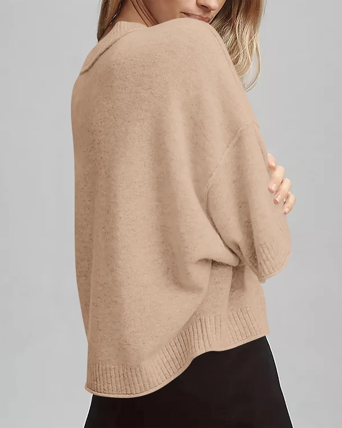 BTFBM Womens Short Sleeve Tops 2025 Summer Casual Crew Neck Oversized Sweater Solid Color Ribbed Knit T Shirts