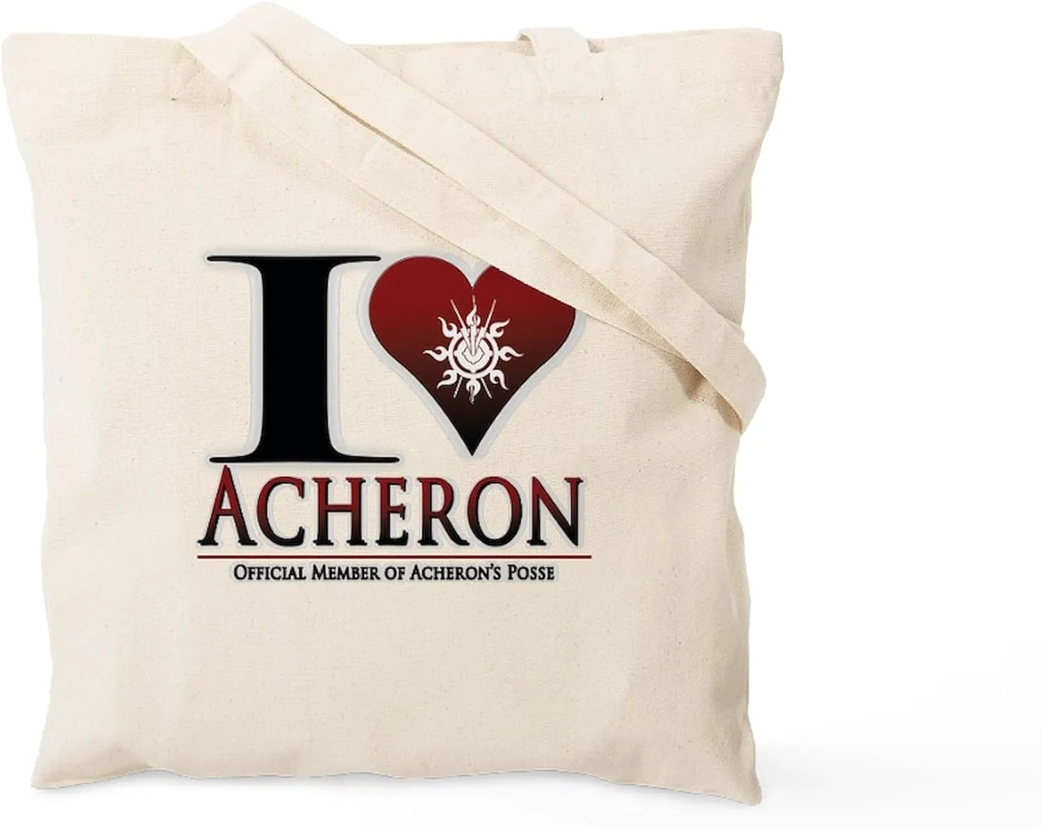 CafePress Acheron Tote Bag Reusable Natural Beige Canvas Shopping Bag