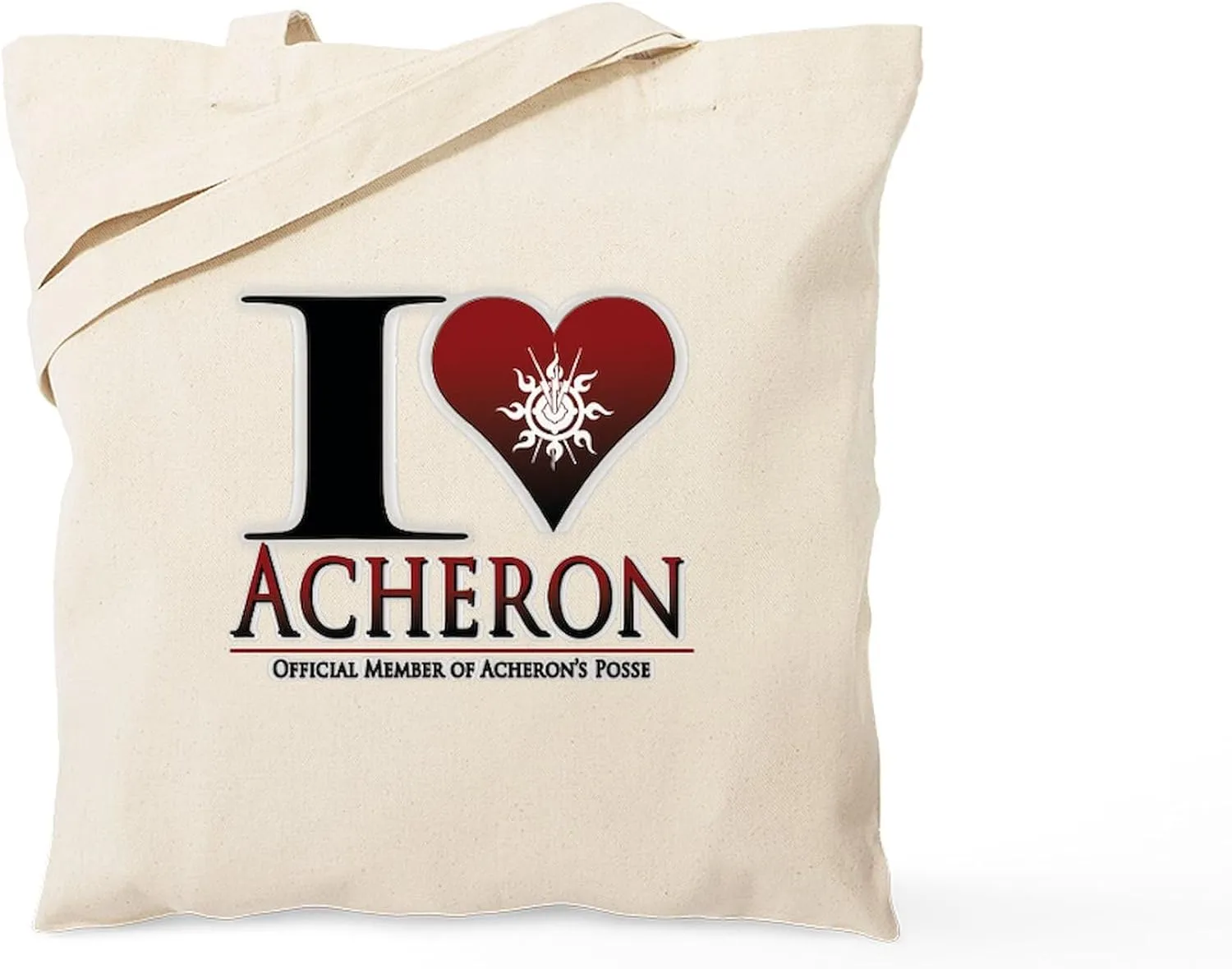 CafePress Acheron Tote Bag Reusable Natural Beige Canvas Shopping Bag