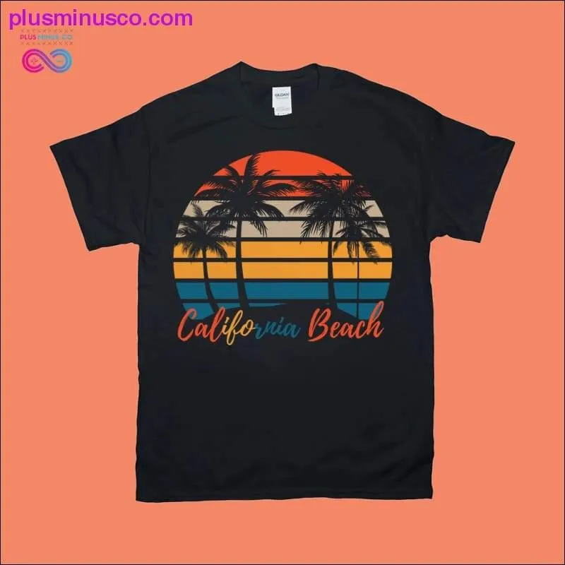 California Beach | Retro Sunset T-Shirts