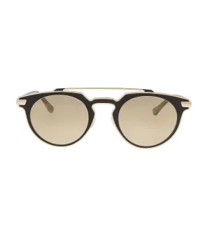 Calvin Klein Women's Gold Oval Sunglasses